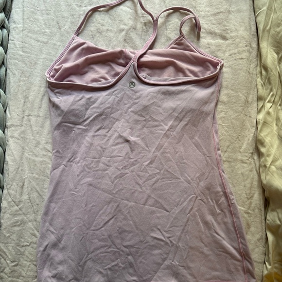 Pink lulu tank built in bra size 6 - Picture 3 of 3